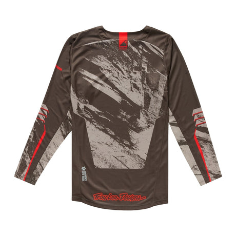 Troy Lee Designs Scout GP Pro Slab MX-Jersey in Timber, bequemes, strapazierfähiges Motocross-Trikot mit auffälligem Design
