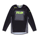 Troy Lee Designs Scout GP Pro Fade Out MX-Jersey in Schwarz mit auffälligem Farbverlauf und sportlichem Design.