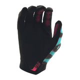 Troy Lee Designs Air Membran MX-Handschuhe in Schwarz und Gelb, mit atmungsaktivem Material und strapazierfähigem Design