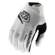Weiße Troy Lee Designs Air Mono MX-Handschuhe mit atmungsaktivem Material und robustem Design für den Motocross-Sport.