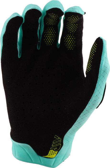 TROY LEE DESIGNS Air Handschuhe Mono Real Petrol, MX-Handschuhe mit grünem Petrol-Design, strapazierfähig und bequem