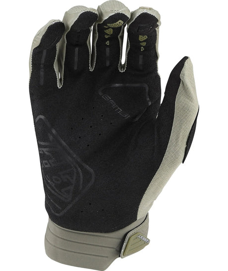 Troy Lee Designs Gambit MX-Handschuhe in solid olivgrün, strapazierfähig und bequem für Motocross-Fahrer.
