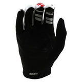 Weiße Troy Lee Designs GP Pro Factory MX-Handschuhe mit robustem Material und verstellbarem Handgelenk, für maximalen Schutz beim Motocross.