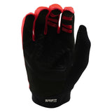 Rote Troy Lee Designs GP Pro Mono MX-Handschuhe mit schützender Handfläche und atmungsaktivem Material, für Motocross.