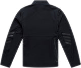 Troy Lee Designs Scout Softshell Jacke in dunkler Farbe, Freizeitbekleidung, mit Reißverschluss und weichem Stoff sichtbar