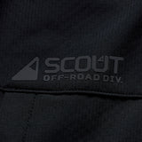 Troy Lee Designs Scout Softshell Jacke für Freizeit, schwarze Jacke mit Reißverschluss und sportlichem Design, Outdoor-Bekleidung