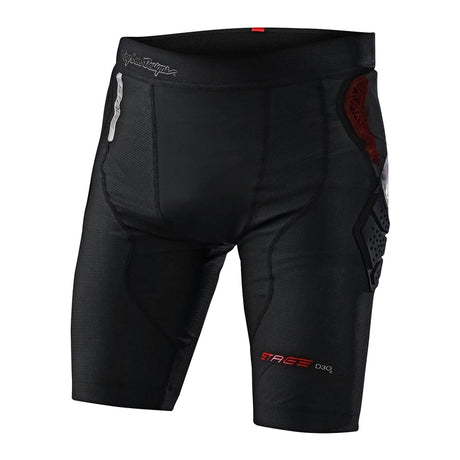 Troy Lee Designs Stage Ghost D3O Protektorenhose, kurze Radhose mit integrierten Protektoren für Schutz beim Mountainbiken