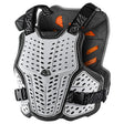 Weißer Troy Lee Designs Rockfight Ce Brustprotektor für Schutz bei Action- und Extremsportarten, detailreiche Ansicht