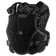 Schwarzer Troy Lee Designs Rockfight Brustprotektor für Schutz und Komfort beim Sport oder Outdoor-Aktivitäten.