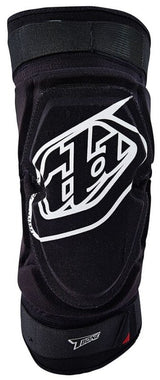 Troy Lee Designs T Bone Knieschoner für Protektoren, robustes Schutzzubehör für Radfahrer, in Schwarz mit TROY LEE DESIGNS Logo