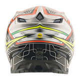 Troy Lee Designs Se5 Composite Lowrider Motocrosshelm in Grau, leichter und robuster Motorradhelm mit Visier und Belüftungssystem