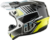 Kinder Motocrosshelm Troy Lee Designs GP Pro Mips in Segment Grau, mit Visier und Belüftungsöffnungen, sicherer Schutz für junge Fahrer
