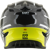 Kinder Motocrosshelm Troy Lee Designs GP Pro Mips in Segment Grau, strapazierfähiges Helm mit MIPS-Schutz für sicheren Fahrspaß.