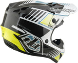 Kinder Motocrosshelm Troy Lee Designs GP Pro MIPS in Segment Grau, mit Schutz und Belüftung, auf einem kindgerechten Helm.