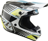 Motocrosshelm für Kinder von TROY LEE DESIGNS, GP Pro Mips Segment Grau, leichter Schutzhelm mit Visier, Helmrückseite sichtbar