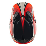 Motocrosshelm von TROY LEE DESIGNS GP Pro Crossover für Jugendliche in Schwarz und Rot, robustes Design mit Belüftung