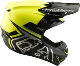 Kinder Motocrosshelm Troy Lee Designs GP Pro MIPS in Gelb mitMono Flo Design, sicherer Schutz für junge Fahrer