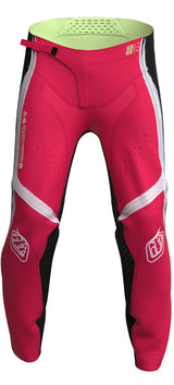 MX-Hose für Jugendliche von TROY LEE DESIGNS, Se Pro Stripes, Neonrot und Schwarz, mit sportlichem Design und strapazierfähigem Material