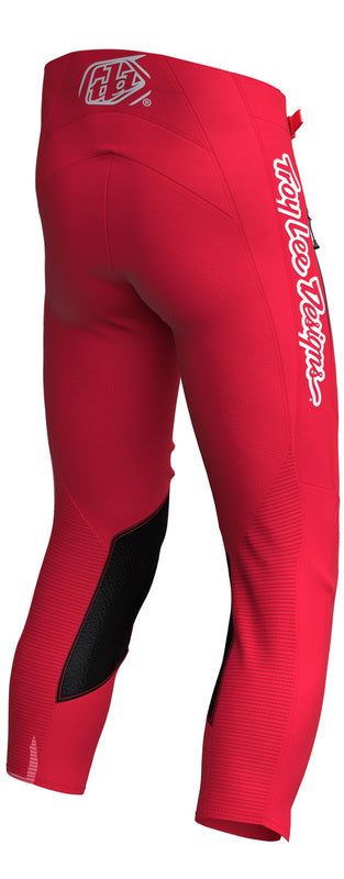 Rote Troy Lee Designs GP Pro Mono Jugend-MX-Hose mit robustem Material und verstellbaren Bündchen, für jungen Motocross-Fahrer