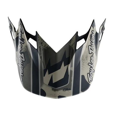 Troy Lee Designs GP Pro Peak Trooper Helmzubehör in Schwarz und Caper, robustes Schutz- und Zubehörteil für Helme