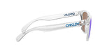 OAKLEY Frogskins S Sonnenbrille Crystal Clear - Prizm Sapphire Gläser