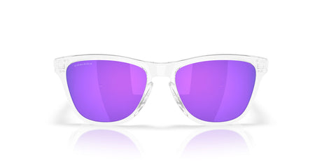 OAKLEY Frogskins S Sonnenbrille Polished Clear - Prizm Violet Gläser