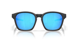 OAKLEY Shackle Sonnenbrille mit mattschwarzem Rahmen und Prizm Sapphire Gläsern, stilvoller Schutz vor Sonnenlicht