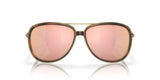 OAKLEY Split Time Sonnenbrille braun Tortoise - Prizm Rose Gold Polarized Gläser