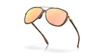 OAKLEY Split Time Sonnenbrille braun Tortoise - Prizm Rose Gold Polarized Gläser