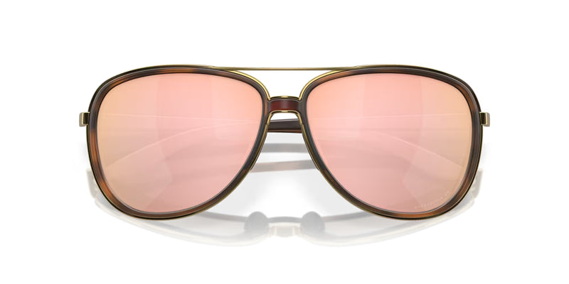OAKLEY Split Time Sonnenbrille braun Tortoise - Prizm Rose Gold Polarized Gläser