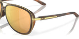 OAKLEY Split Time Sonnenbrille braun Tortoise - Prizm Rose Gold Polarized Gläser