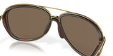 OAKLEY Split Time Sonnenbrille braun Tortoise - Prizm Rose Gold Polarized Gläser