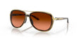 OAKLEY Split Time Sonnenbrille in Braun Tortoise mit Prizm braun Gradient Gläsern, stilvolle Modebrille für den Alltag