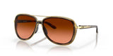 OAKLEY Split Time Sonnenbrille in Braun Tortoise mit Prizm braun Gradient Gläsern, stilvolle Modebrille für den Alltag