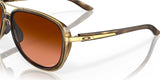 OAKLEY Split Time Sonnenbrille in Braun Tortoise mit Prizm braun Gradient Gläsern, stilvolle Brille für Sonnenschutz und Mode.