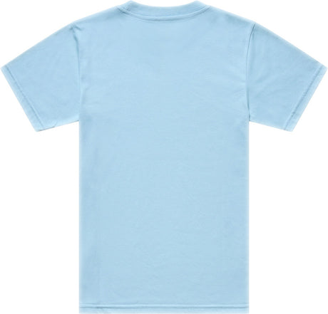 Troy Lee Designs Signature Jugend T-Shirt Dawn Blau aus Freizeitbekleidung, bequemes, stylisches T-Shirt für Jugendliche.
