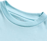 Jungen-T-Shirt von TROY LEE DESIGNS, Signature Dawn Blau, Freizeitbekleidung, kurze Ärmel, bequemes Design, lässiger Look