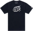 Schwarzes T-Shirt für Jugendliche von TROY LEE DESIGNS mit Badge-Design, Freizeitbekleidung, bequem und stylisch.