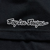 Schwarzes T-Shirt für Jugendliche von TROY LEE DESIGNS mit Badge-Design, Freizeitbekleidung, frontale Ansicht