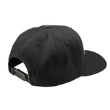 Schwarzer TROY LEE DESIGNS Curved Snapback Signature Cap, Freizeitbekleidung, gebogene Schirmmütze, lässiges Design