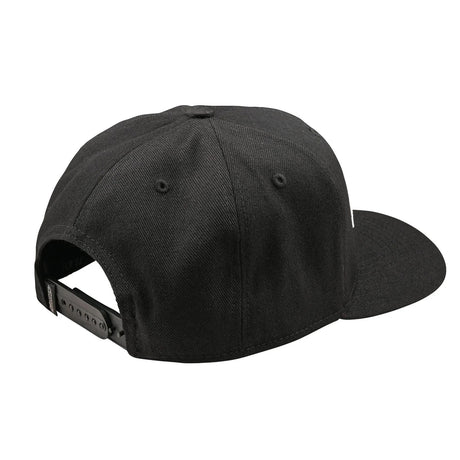 Schwarzer TROY LEE DESIGNS Curved Snapback Signature Cap, Freizeitbekleidung, gebogene Schirmmütze, lässiges Design