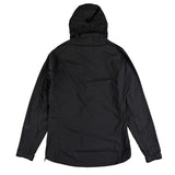 Troy Lee Designs Drift Windbreaker Mono Carbone, Freizeitjacke aus winddichtem Material in Schwarz mit Logo-Details.