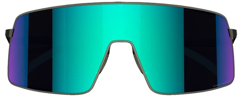 OAKLEY Sutro TI Sunglasses - Satin Lead Prizm Sapphire Lens