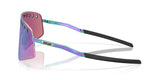 OAKLEY Sutro TI Sweep Sonnenbrillen mit poliertem Oil Slick Rahmen und grüner Prizm Road Jade Linse, sportliches Design