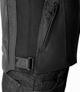 Schwarze RST Pro Series Supersport-K Motorradjacke aus Leder mit D3O Protektoren, für Adventure und Schutz beim Motorradfahren