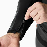 Schwarze RST Tractech Evo D3O Leder Motorradjacke, Touring-Jacke mit Protektoren, sichtbare Details und Material.