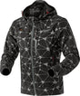 Schwarze und graue RST Havoc D3O Textile Motorradjacke für urbane Fahrten, robustes Design mit Schutzprotektoren.
