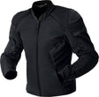 Schwarze RST S1 D3O Textil Motorradjacke, touring, mit Schutzmaterial, auf einem modellierten Rückenansicht.