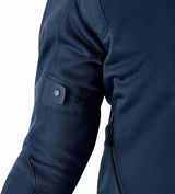 RST Spectre Air D3O Textil Motorradjacke in Navy, touring Jacke mit Belüftung und Schutz für Motorradfahrer, Frontansicht