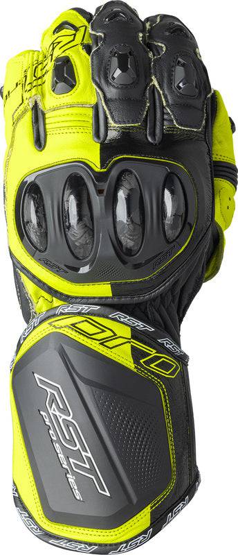 RST Pro Series GP D3O Motorradhandschuhe - Schwarz/Flo Gelb